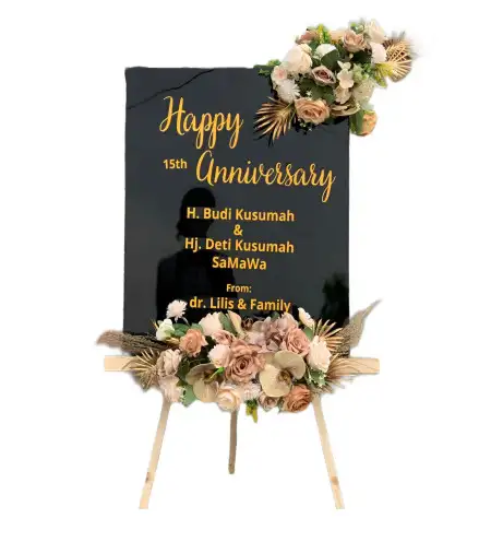 Papan Bunga Akrilik Cinoyong